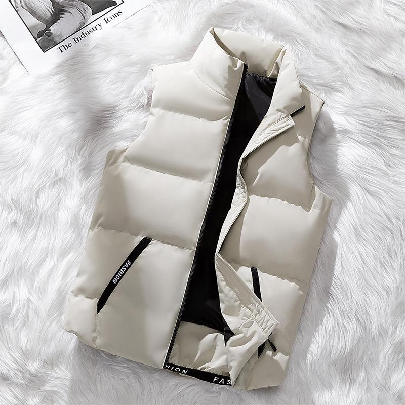 Jacke Herren Weste Herbst und Winter Verdickt Pferdejacke Lässig Große Größen Schultern Baumwollkleidung Vielseitig Außenbekleidung Baumwollunterhemd Herren
