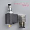 Hydrauliczny zawór elektromagnetyczny nabojowy gwintowany 2-pozycyjny 2-drogowy normalnie zamknięty DHF08-220H LSV08-2NCP-M DC12V/DC24V/AC220V 250bar