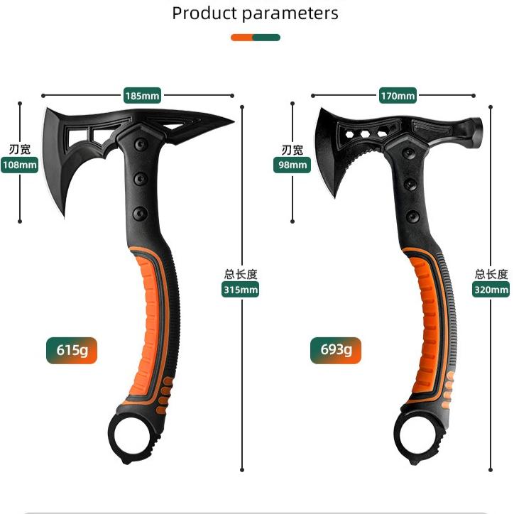 New Multifunctional Outdoor Tactical Axe Convenient for Home Hiking and Mountaineering Hand Axe EDC Multifunctional Tool