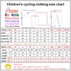 High Quality Kids Cycling Clothing Summer Kids Jersey Set Biking Long Sleeve Clothes Suit MTB Children's Cycling Wear 2021