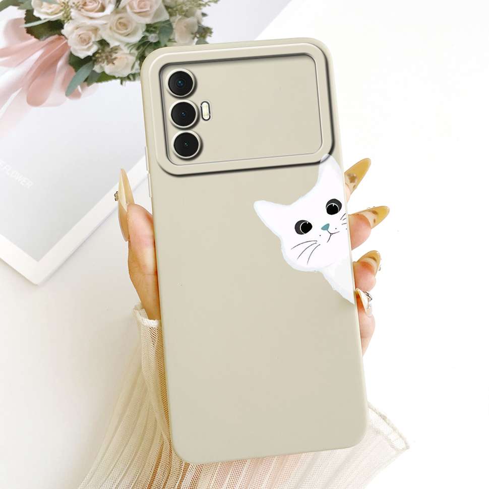 For Tecno Spark 8 Pro KG8 Case Fashion Cartoon Animals Silicone Back Cover For Tecno Spark 8Pro 8 PRO 6.8" Phone Cases Coque