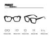 2/3 PCS Women's Square Frame Transparent Glasses Fashion Sunglasses Daily Holiday Decoration Glasses