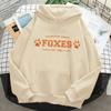 All for The Games Palmetto State Foxes Hoodies Women Gothic Casual Style Winter Fall Hoodies Women Pullover Clothing