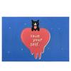 Cartoon Black Cat Diatom Anger Bathroom Floor Mat Bathroom Toilet Home Anti Slip Quick Drying Simple Toilet Floor Mat