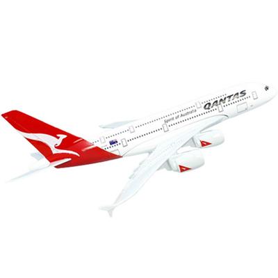 Prémiový odlévaný model letadla 20 cm - Qantas Airways A380 (Ne. 21)