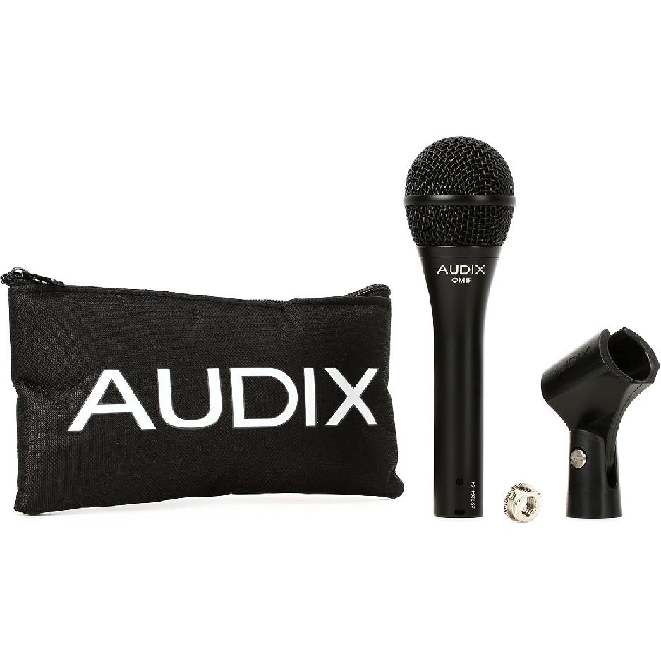 

Audix OM5 Hypercardioid Handheld Dynamic Vocal Microphone for Stage Singers - Black