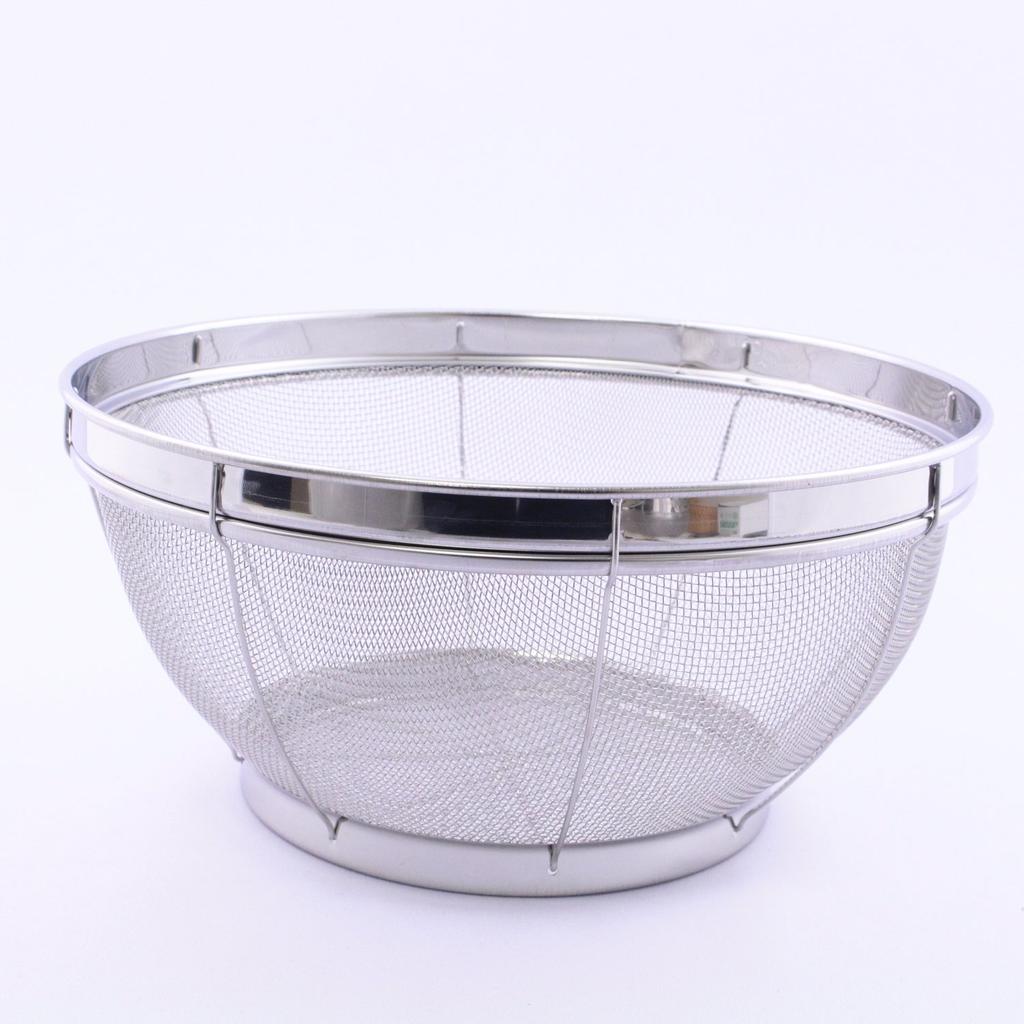 Inoue Wire Mesh Industry Diamond Stainless Made in Japan Strainer, 33cm, 18-8 Steel,