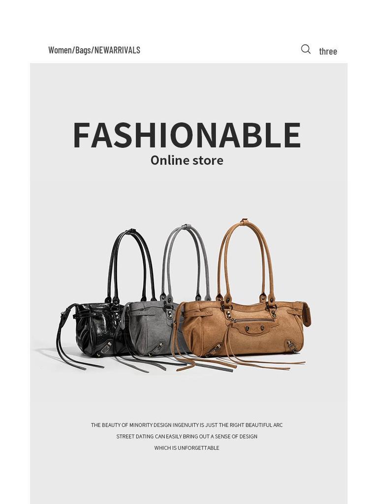 Modna zamszowa torba motocyklowa: Wszechstronna torebka i listonoszka dla kobiet