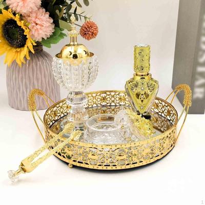 Arabian Incense Burner Set Censer Vintage Decoration, Holder Cone for