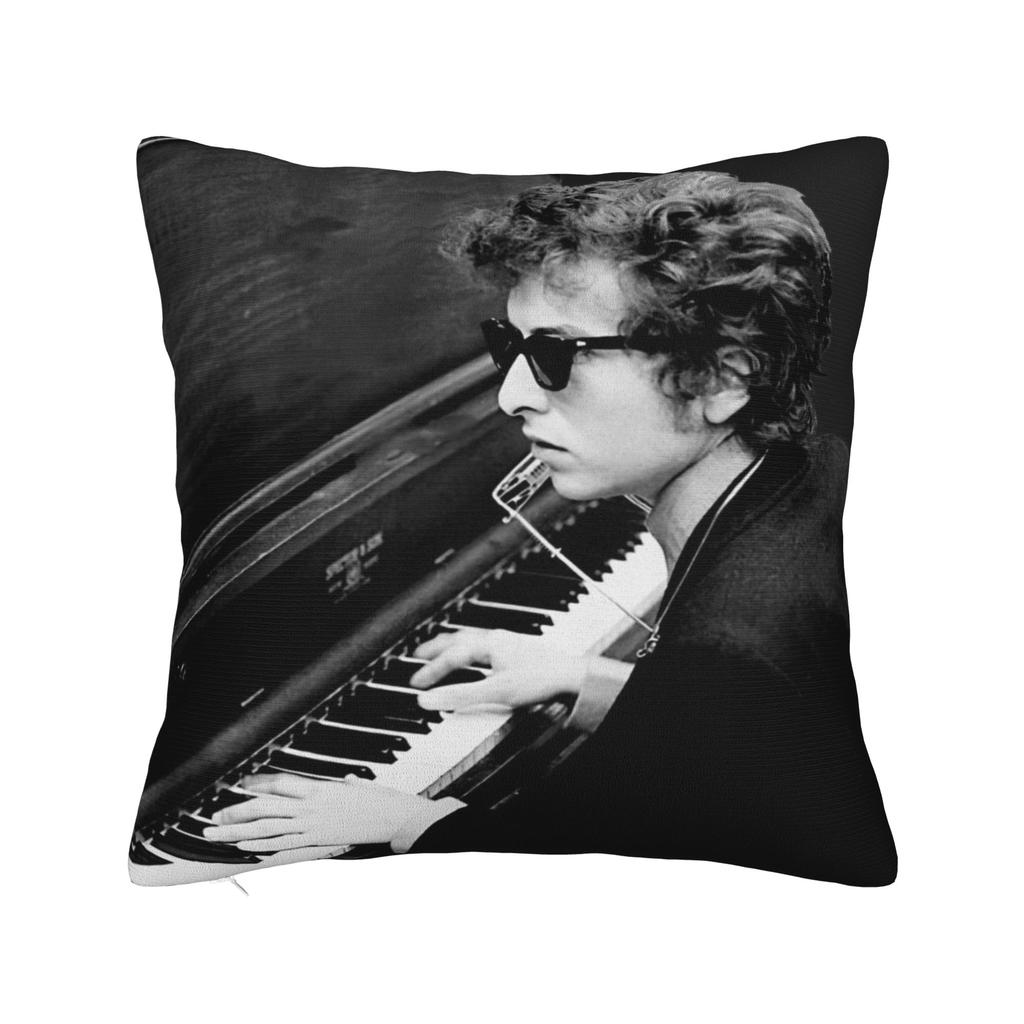 Decorative Pillow Cover Bob Dylan Singer Merch Seater Pillow Case Cover Zipper Multiple Sizes