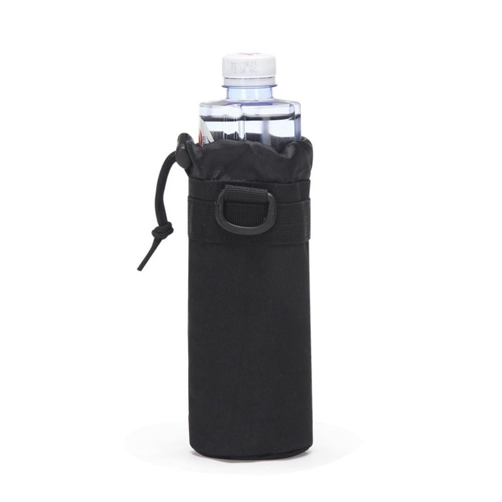 Multifunction Water Bottle Carrier Bag Drawstring Closure Cup Cover  Outdoor чёрный