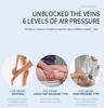Pressotherapy Leg Massager 2000mAh - Portable Air Compression Massage for Calves & Thighs - Muscle Recovery & Pain Relief