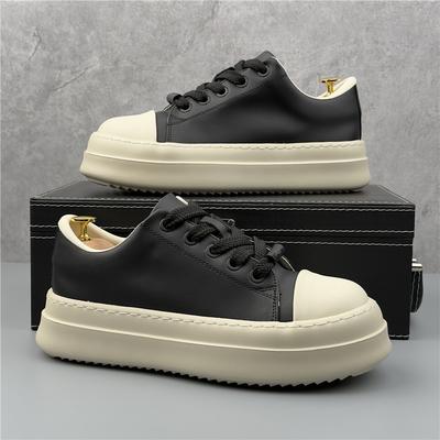Mode Mode Neue Herren Retro Kleidung All Match Schwarz Dicksohlige Freizeitschuhe Ballerinas Herren Sport Walking Sneakers Zapatillas Hombre