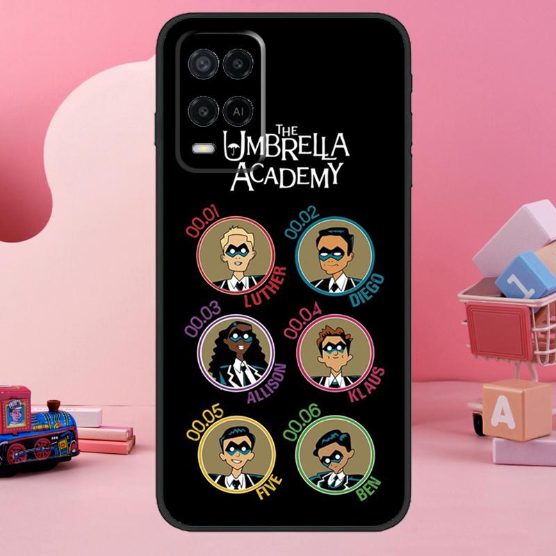 

Umbrella Academy Case For Oppo A18 A38 A58 A78 A98 A74 A54 A94 A80 A60 A40 A96 A76 A16 A15 A17 A57 A77 A5 Pro OPPO A79 5G