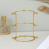 Gold Crown Display Stand Iron Crown Headband Display Rack  for Bride Hair Accessiories