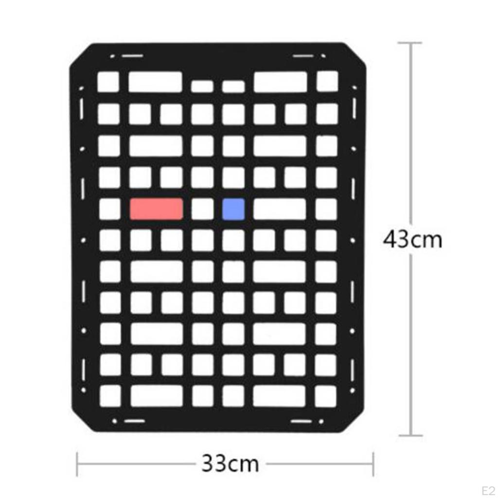 Molle Panel for Vehicles Seat Organizer Practical Auto Thickened