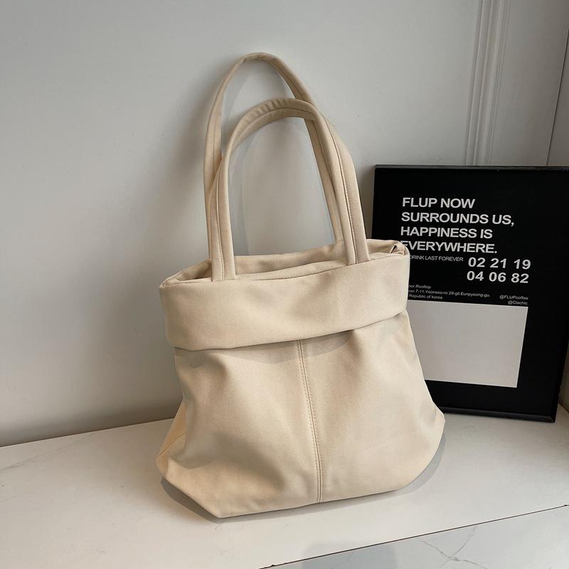 Women's Casual Bag 2025 Fall New Fashionable Simple Handbag Student Class One Shoulder Crossbody Bag Canvas Bag