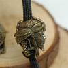 Brass  Lanyard Bead Tribal Female Soldier Brass  Bead Vintage Parachute Cord Beads for Bracelets Pendants Enduring
