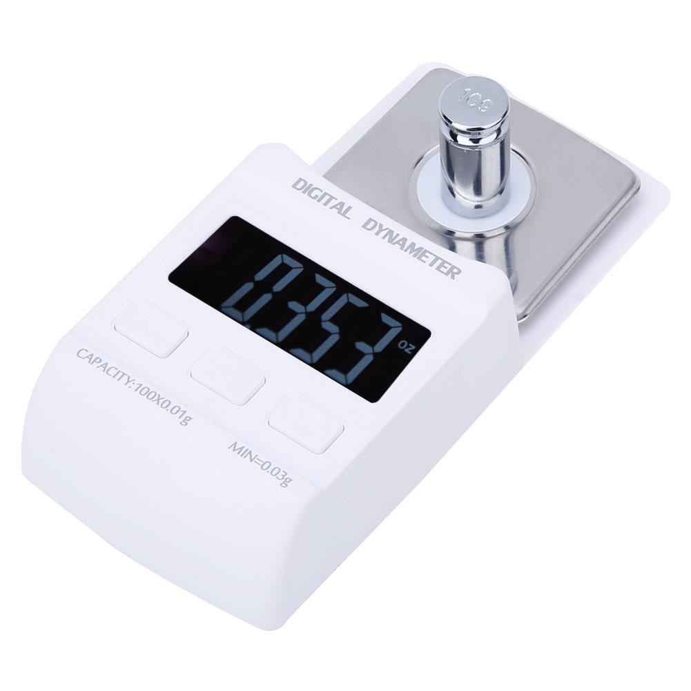 

100g0.01g Portable Turntable Digital LCD Display Stylus Force Scale Needles Pressure Gauge