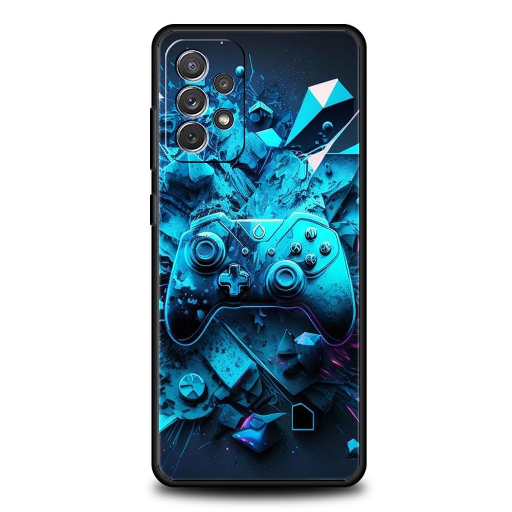 Game Controller Graphic Phone Case For Samsung Galaxy A17 A07 A55 A35 A25 A15 A05 A33 A31 A23 A21s A13 A41 A73 A53 A51 A71 Cover