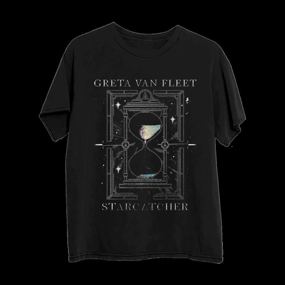 Greta Van Fleet Band Music Black T-Shirt Cotton Unisex Unisex T-Shirt M