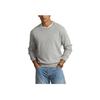 Polo Ralph Lauren FW23 Solid Logo Embroidered Crewneck Sweatshirt Men Sweatshirt Gray MNPOKNI16823167-020