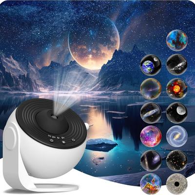 Dreamy Starry Sky HD Projector: 13 Film Night Light for Bedroom Atmosphere