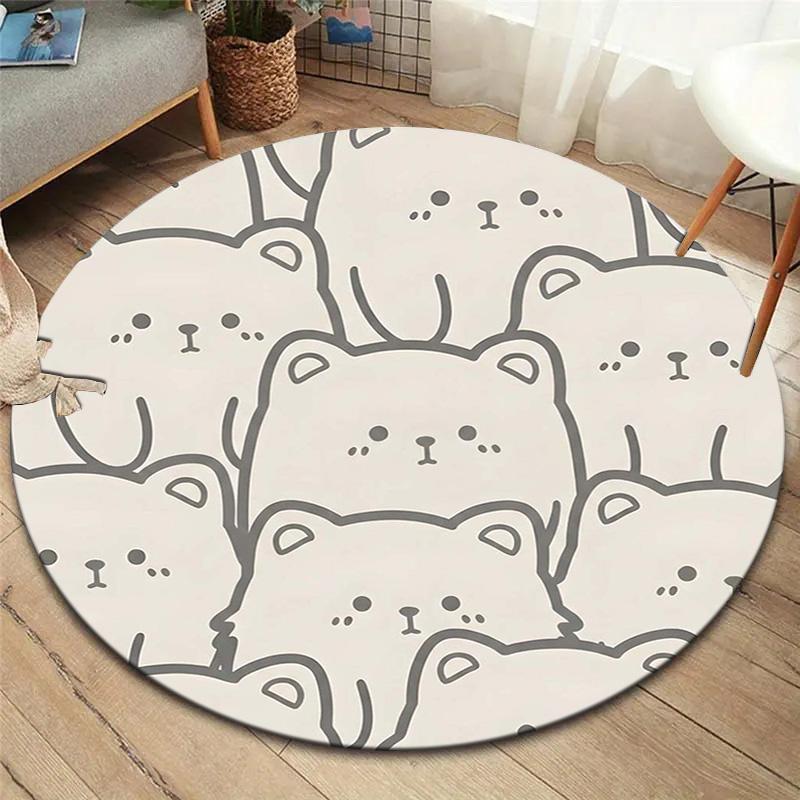

1Pc Polar bear Print Flannel Blanket, High quality Comfortable for All Seasons, Home Decor, Warmth and Comfort, Perfect for Christmas Gifts 80cmx80cm