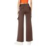 Mode Dames Kleur Zelfkweek Elastische Band Zakken Broek