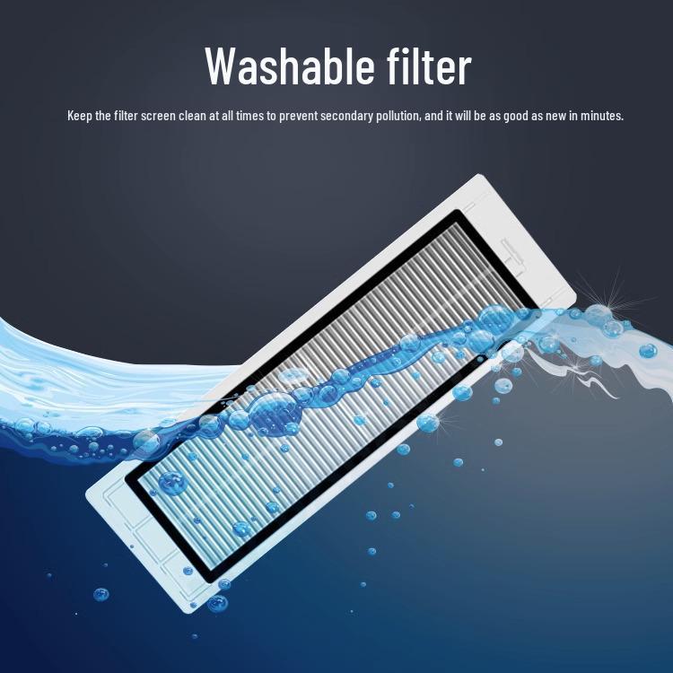 Compatible Side Brush, Filter, and Mop for Xiaomi Mijia 1S/Stone S50/T6/T7 Robot Vacuum Cleaners