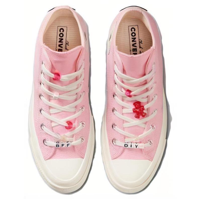 Converse 1970s Simple & Comfortable High Top Canvas Shoes Women's Pink
