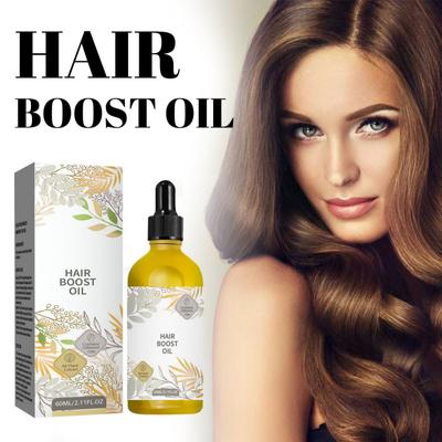 60ml Hair Boost Oil Reparasjon Skadet krusete hår mykgjøre glatt hår fremme hårvekst