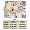 Kitagawa Marin My Dress-Up Darling Blankets Anime Flannel Funny Breathable Throw Blankets Bedding Lounge Spring/Autumn Office