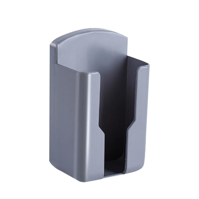 

Универсальный держатель пульта дистанционного управления, кронштейн для зарядки телефона, кронштейн для пульта дистанционного управления кондиционера, настенная полка, подставка серый