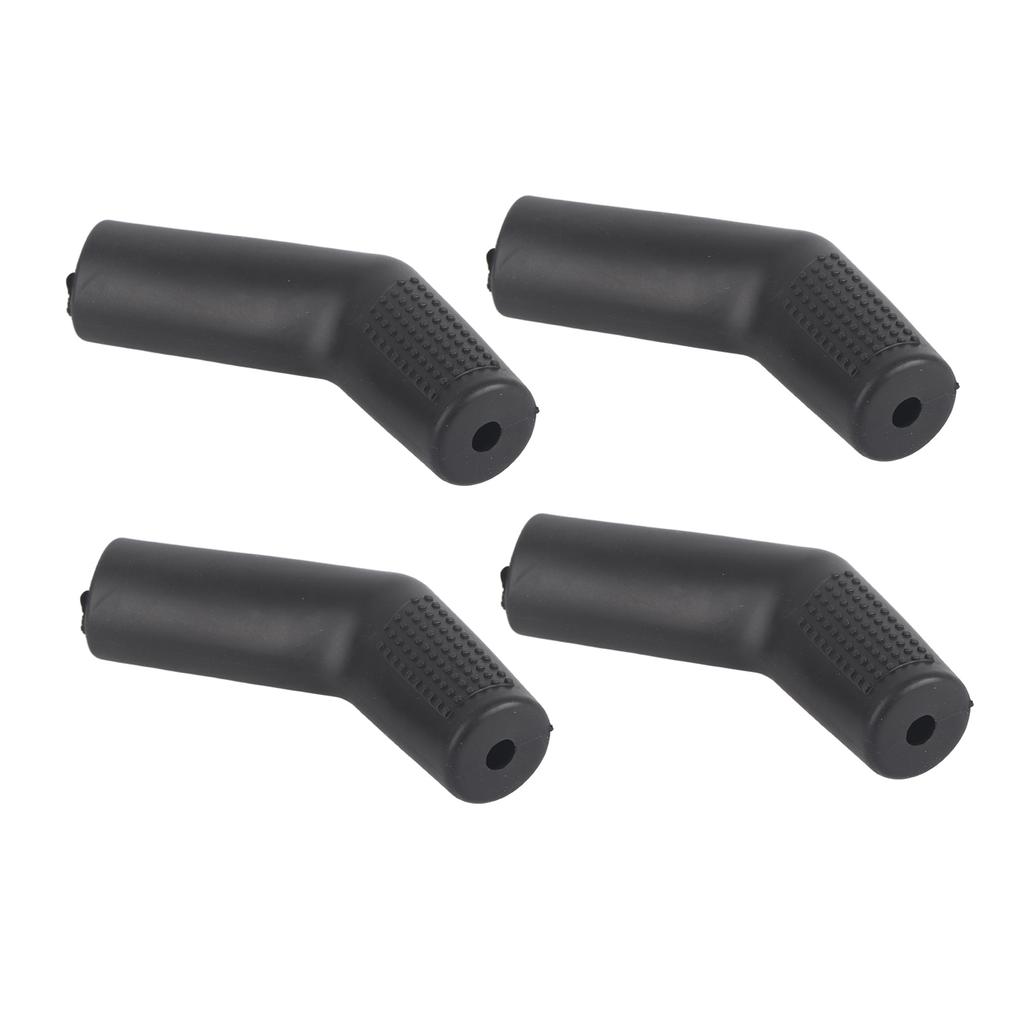 4PCS Motorcycle Gear Shift Lever Shoe Protector Rubber Anti Slip Universal for Street Dirt Bikes ATVs Black