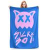 Sick Boi Ren Pink Blue Bold Blanket Warm Flannel Sofa Throw Blanket for Couch Bedding Outdoor Throws Bedspread Quilt