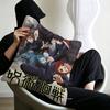 Vintage Anime Jujutsu Kaisen Gojo Satoru Kraft Cushion Cover Pillowcase Upholstery Sofa Throw Pillow Home Decor Pillowcas