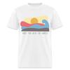 Divirta-se com a camiseta Ondas Prancha de Surf Surfe Camiseta de Verão Tamanho P-6GG