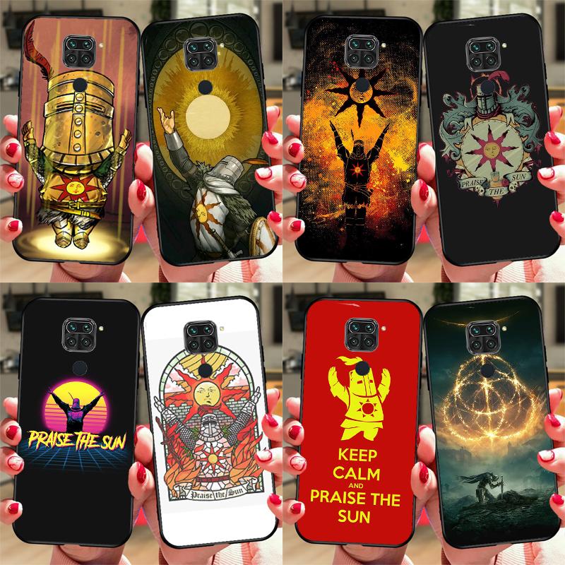 Praise the Sun Dark Souls Case For Redmi Note 8 9 10 11 12 Pro Plus 10S 11S 12S Cover For Redmi 9C 10A 10C 12C Coque