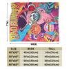 DTMF Mas Fotos Puerto Rico Frog Bad Bunny Album Blanket Soft Plush Throw Blanket For Kids Bedroom Flannel Bedspread Bed Cover