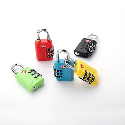 Portable TSA 3 Digit Combination Lock Padlock Anti-theft Customs Password Lock Security Tool Cabinet Locker Travel