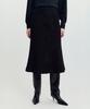 Meibeoyu Soline Tweed Skirt _ Black