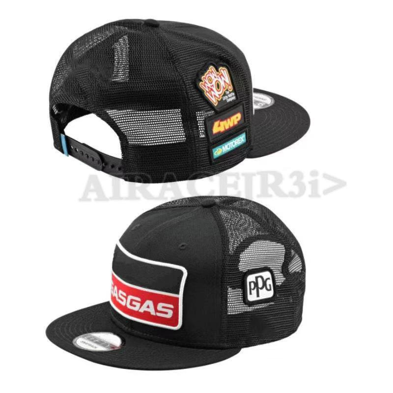 Motocross Racing GASGAS MTB Motorcycle Downhill Mountain Baseball Hat Sports Hardtop Duck Tongue Hat Sunshade Embroidered Mesh
