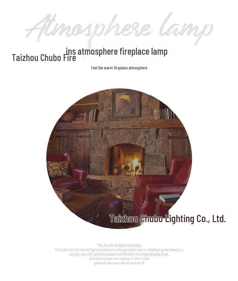 LED Simulated Fireplace Lamp for Christmas/Halloween Room Decoration