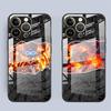 OneS P-ieceS Sabo Ace Glass Phone Cover Case for iPhone 17 Pro Max 16 8 12 15 Plus 13 14 11 XR Air