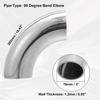 Single OD 3 Inch 90 Degree 1043" Mandrel Bend Elbow Stainless Steel Universal