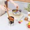 Stainless Steel Pot Lid Holder Multifunctional Kitchen Counter Organizer Rack For Spatula Cutting Board Utensil Storage