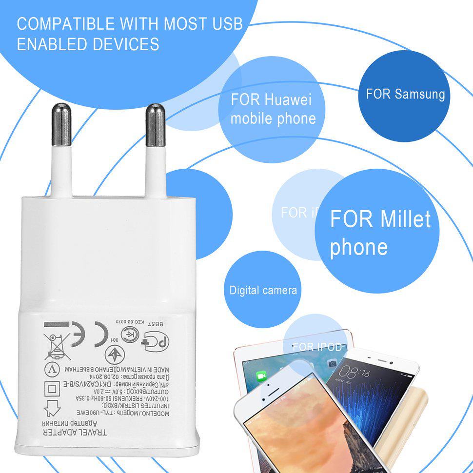 

Универсальный портативный Быстрый зарядное устройство 2.0 USB Зарядное устройство 5V 2A 9V 1.67A Стена Адаптер ЕС Plug для Samsung Huawei Xiaomi