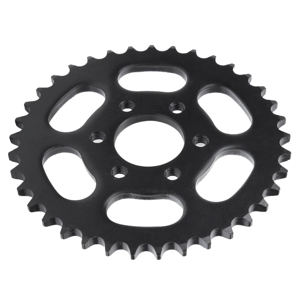 428 37 Teeth 6Pcs Holes Steel Rear Sprocket Electric Bicycle Scooter Replacement Part