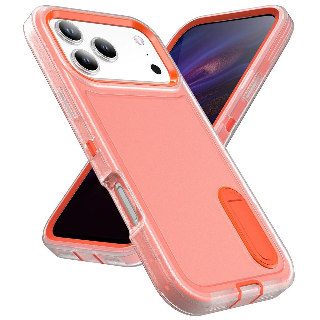 Rugged Military Otter Armor Box Phone Case For IPhone 17Air 16 E 15 14 13 Plus 13 12 Pro Max Anti-drop Dustproof Kickstand Cover